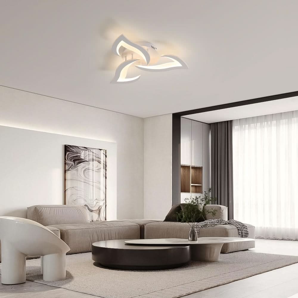 Skorter | Modern Flower-Shaped LED Ceiling Light for Home Décor
