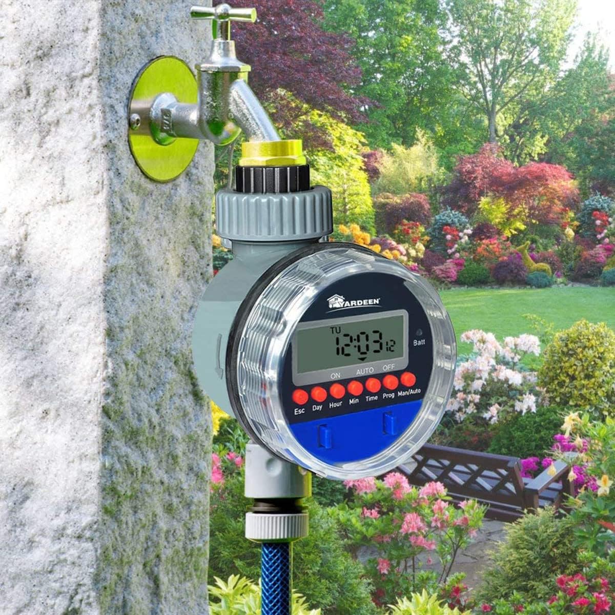 Skorter | Digital irrigation clock with LCD display – Automatic garden irrigation for plants