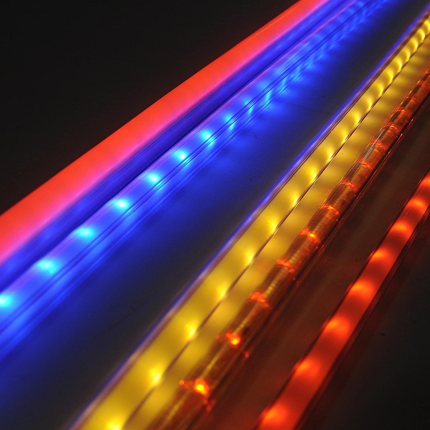 Skorter | Delight Clear Pvc Channel Mounting Holder for 9/16" Led Neon Flex Strips - 10 Pack, 39" Length
