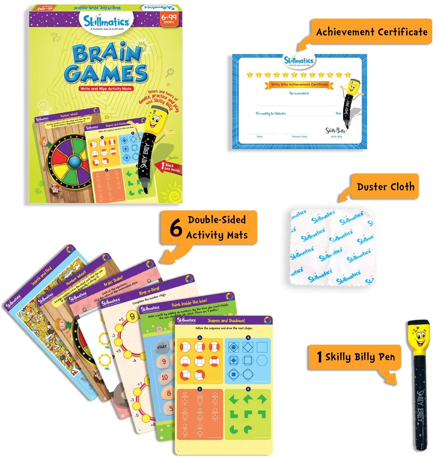 Skørter | Skillmatics Educational Game: Brain Gymnastics 6-99 years