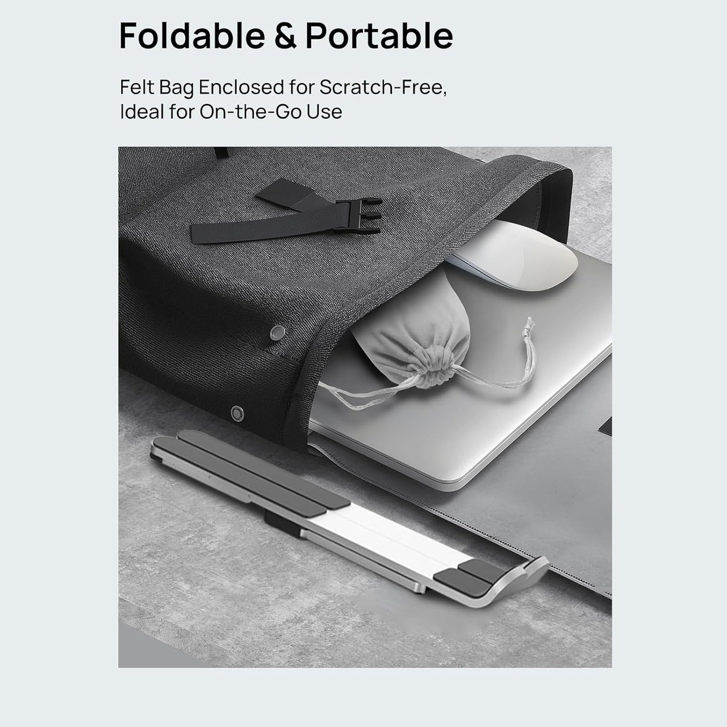 Skorter | Adjustable Laptop Stand – Foldable Cooling Notebook Mount for Office & Travel – Orvane