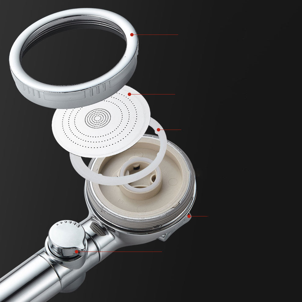 Skorter | Super high pressure shower head 3 spray adjustable water flow round shower head