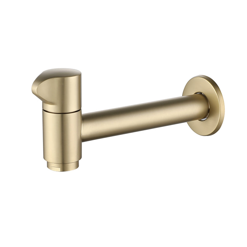 Skorter | Widely used wall-mounted bathroom sink faucet cross handle low arch faucet