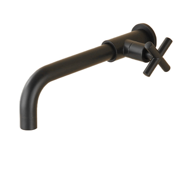 Skorter | Widely used wall-mounted bathroom sink faucet cross handle low arch faucet