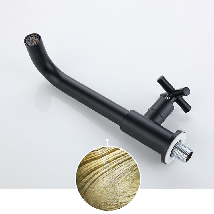 Skorter | Widely used wall-mounted bathroom sink faucet cross handle low arch faucet