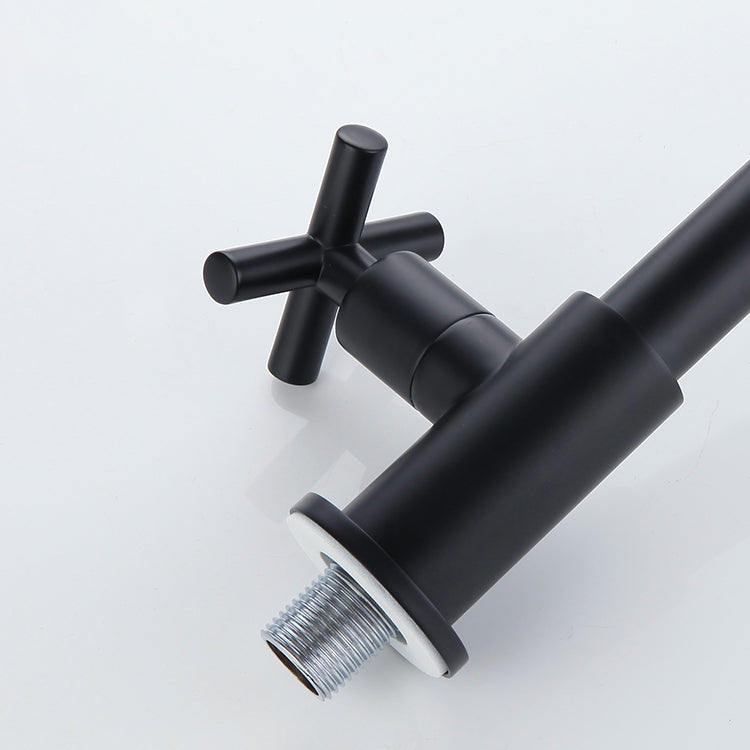 Skorter | Widely used wall-mounted bathroom sink faucet cross handle low arch faucet