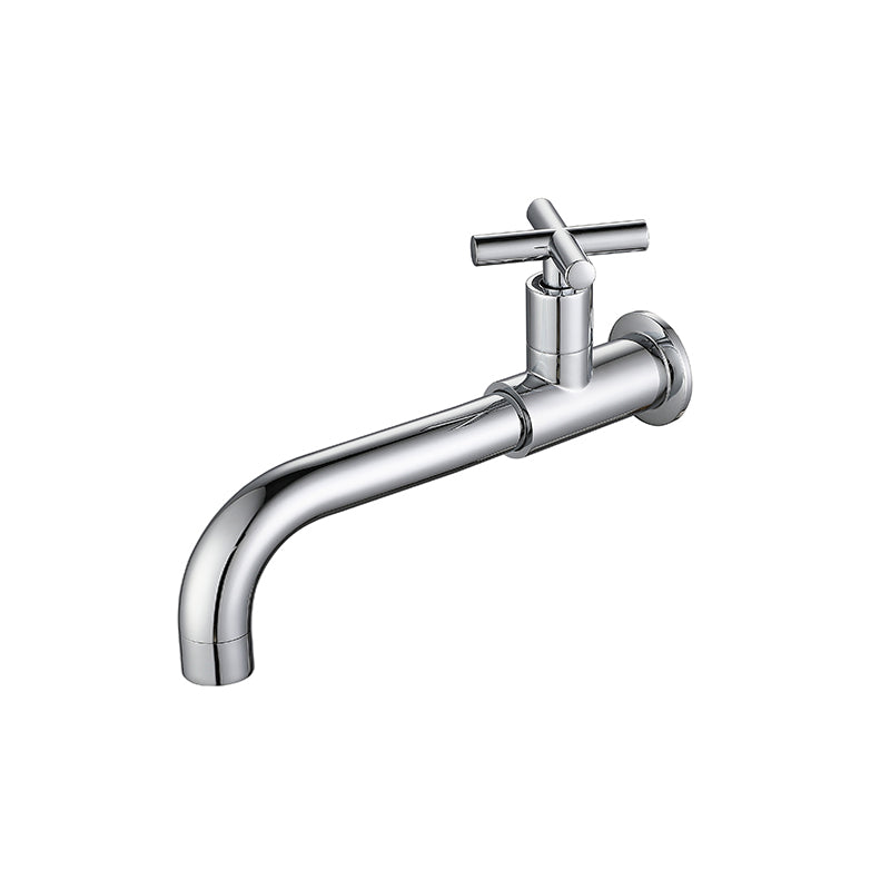 Skorter | Widely used wall-mounted bathroom sink faucet cross handle low arch faucet