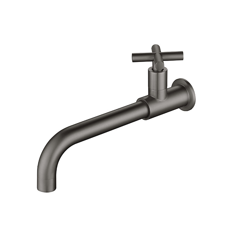 Skorter | Widely used wall-mounted bathroom sink faucet cross handle low arch faucet