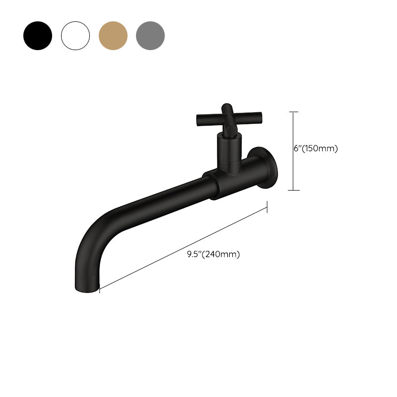 Skorter | Widely used wall-mounted bathroom sink faucet cross handle low arch faucet