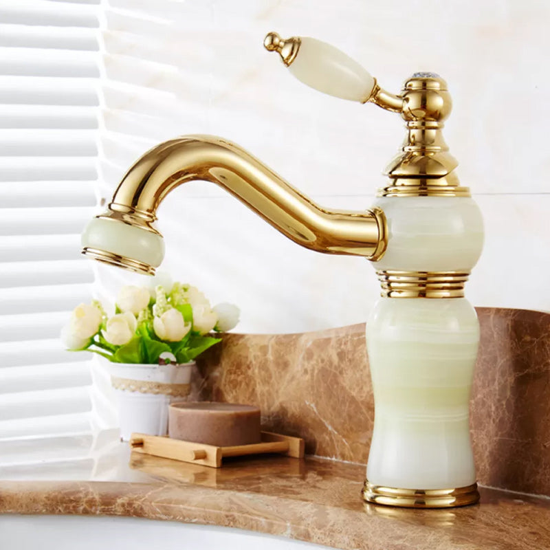 Skorter | Luxury Vessel Faucet Lever Handle Low Arc Vessel Sink Bathroom Faucet