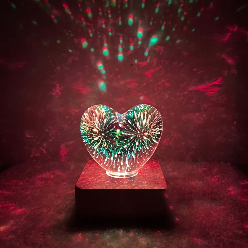 Skorter | FireworkLight - 3D LED Love Heart Fireworks Nightlight