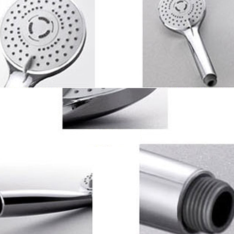 Skorter | Contemporary Handheld Shower Head Adjustable Spray Pattern Silver Shower Head