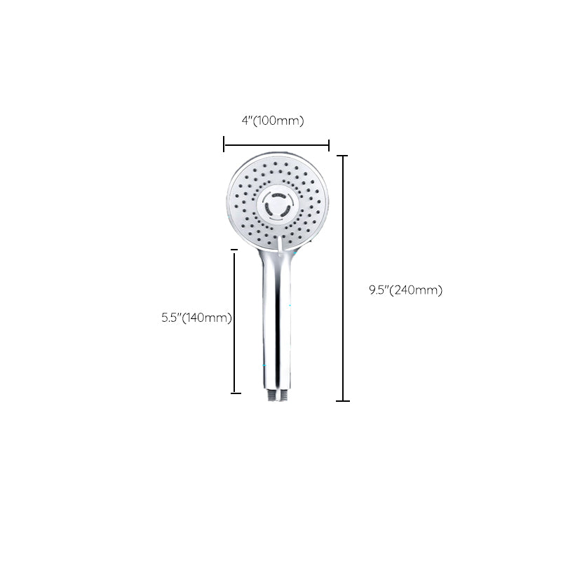Skorter | Contemporary Handheld Shower Head Adjustable Spray Pattern Silver Shower Head