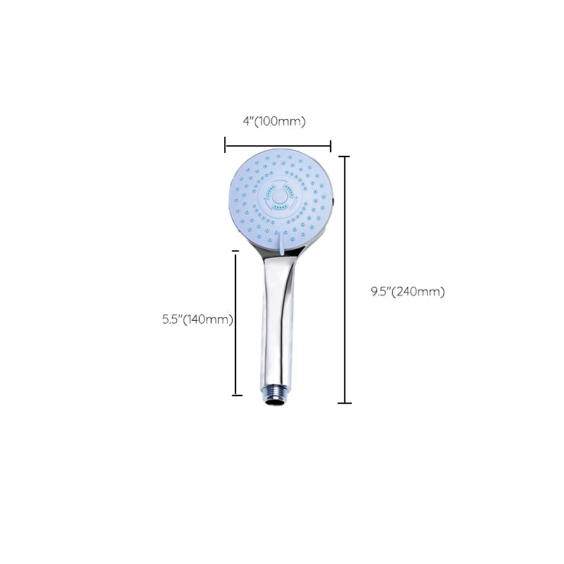 Skorter | Contemporary Handheld Shower Head Adjustable Spray Pattern Silver Shower Head