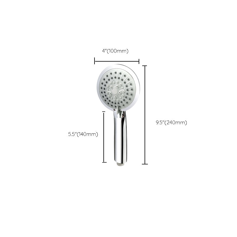 Skorter | Contemporary Handheld Shower Head Adjustable Spray Pattern Silver Shower Head