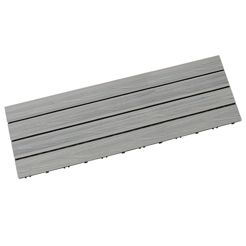 Skorter | Deck Plank drilled hardwood tiles exterior flooring