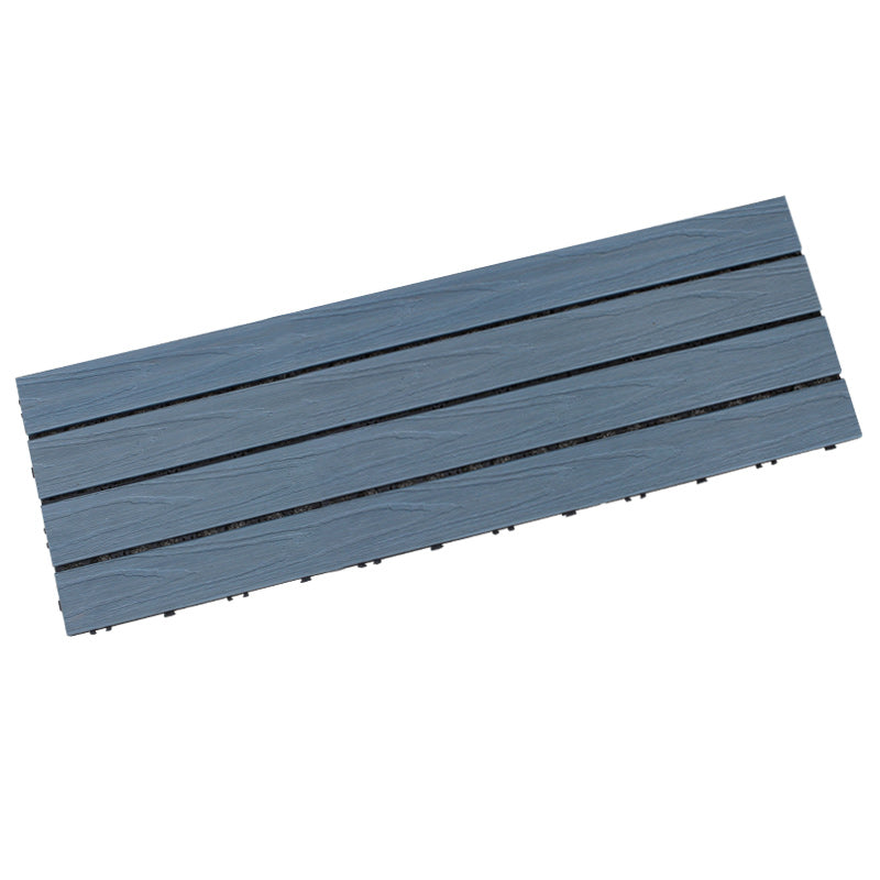 Skorter | Deck Plank drilled hardwood tiles exterior flooring
