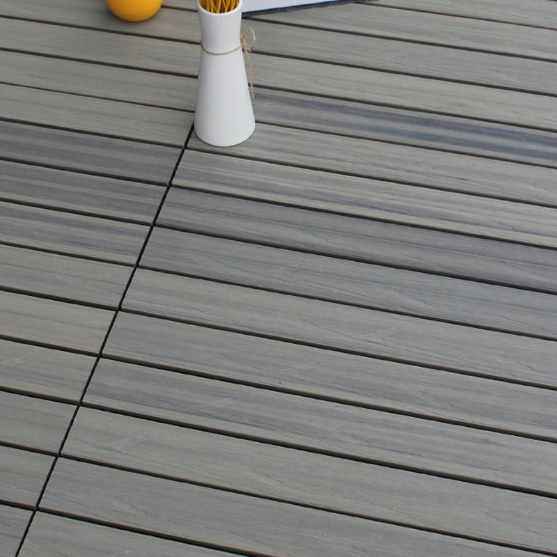Skorter | Deck Plank drilled hardwood tiles exterior flooring
