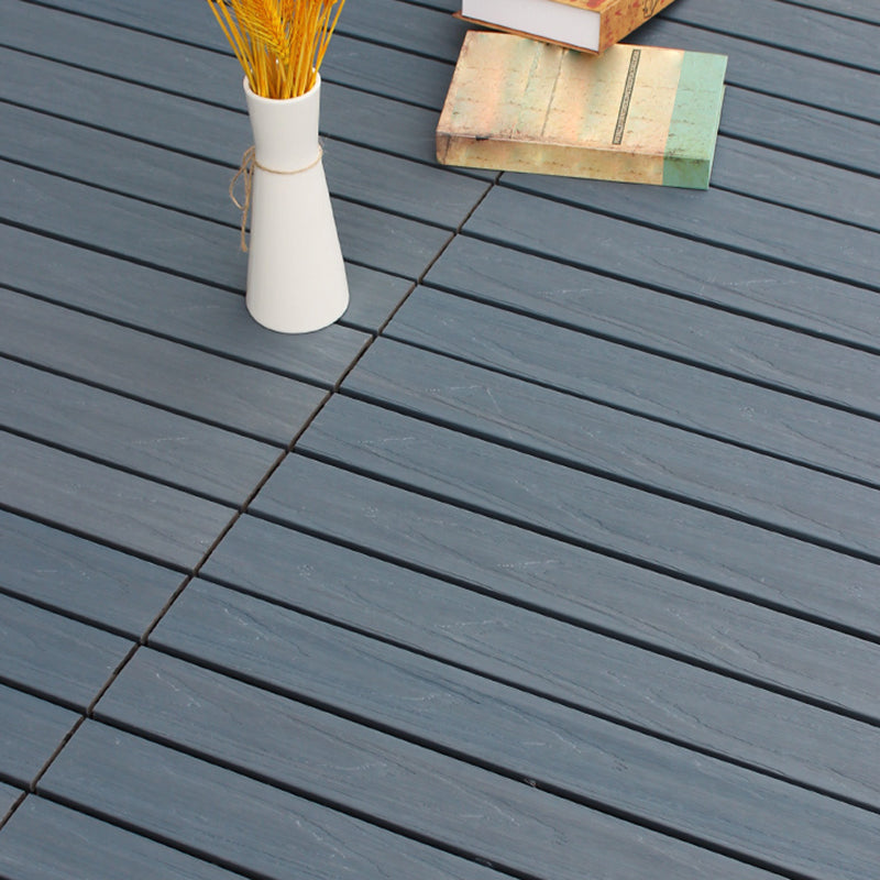 Skorter | Deck Plank drilled hardwood tiles exterior flooring
