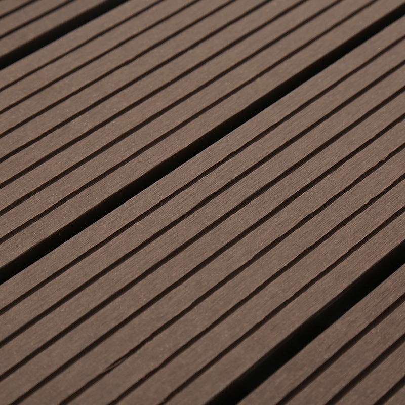 Skorter | 12" X 12" Deck/Patio floor tiles 4-Slat Square for outdoor patio tiles