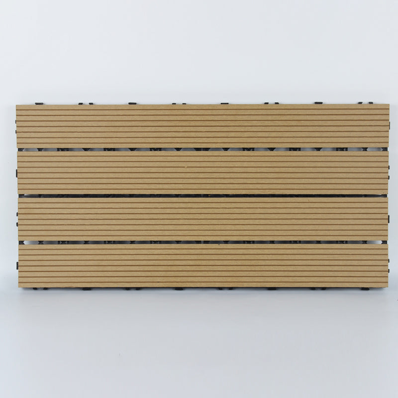 Skorter | 12" X 24" Deck/Pavement Floor Tiles 4-Slat Decking Tiles