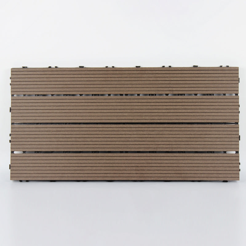 Skorter | 12" X 24" Deck/Pavement Floor Tiles 4-Slat Decking Tiles