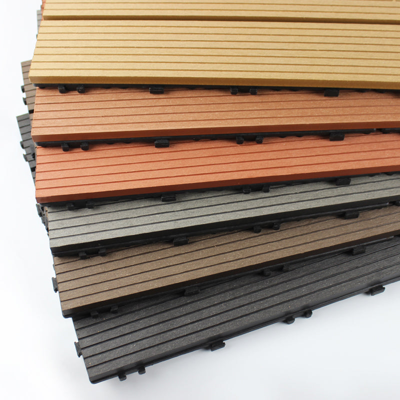 Skorter | 12" X 24" Deck/Pavement Floor Tiles 4-Slat Decking Tiles