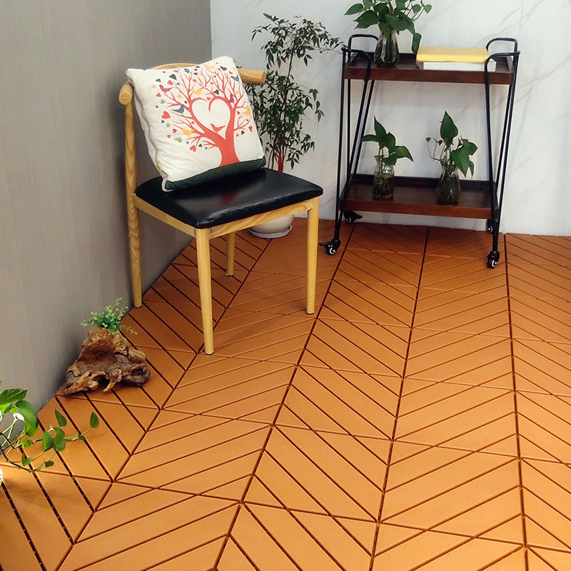 Skorter | 4-Slat 12" X 12" PVC Floor Tiles Connection Installation Floor Tiles