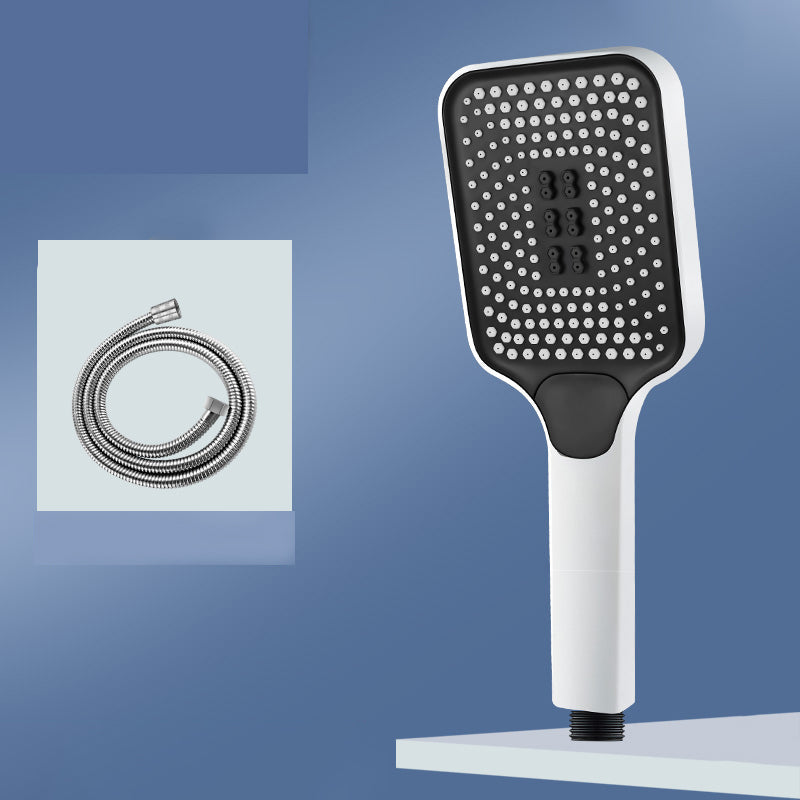 Skorter | Modern Rectangular Hand Shower in Black 3 Spray Wall Mounted Hand Shower