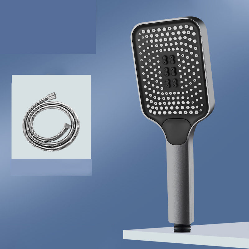 Skorter | Modern Rectangular Hand Shower in Black 3 Spray Wall Mounted Hand Shower