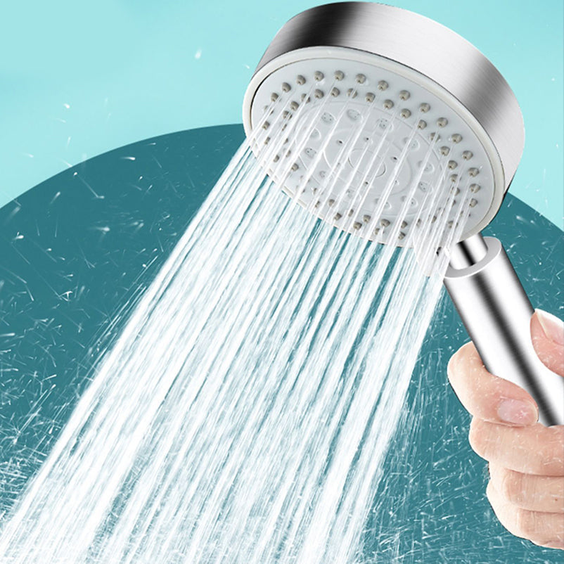 Skorter | Round self-cleaning hand shower adjustable spray pattern stainless steel hand shower