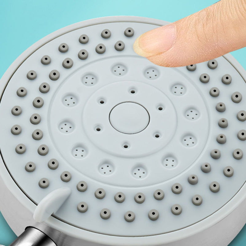 Skorter | Round self-cleaning hand shower adjustable spray pattern stainless steel hand shower