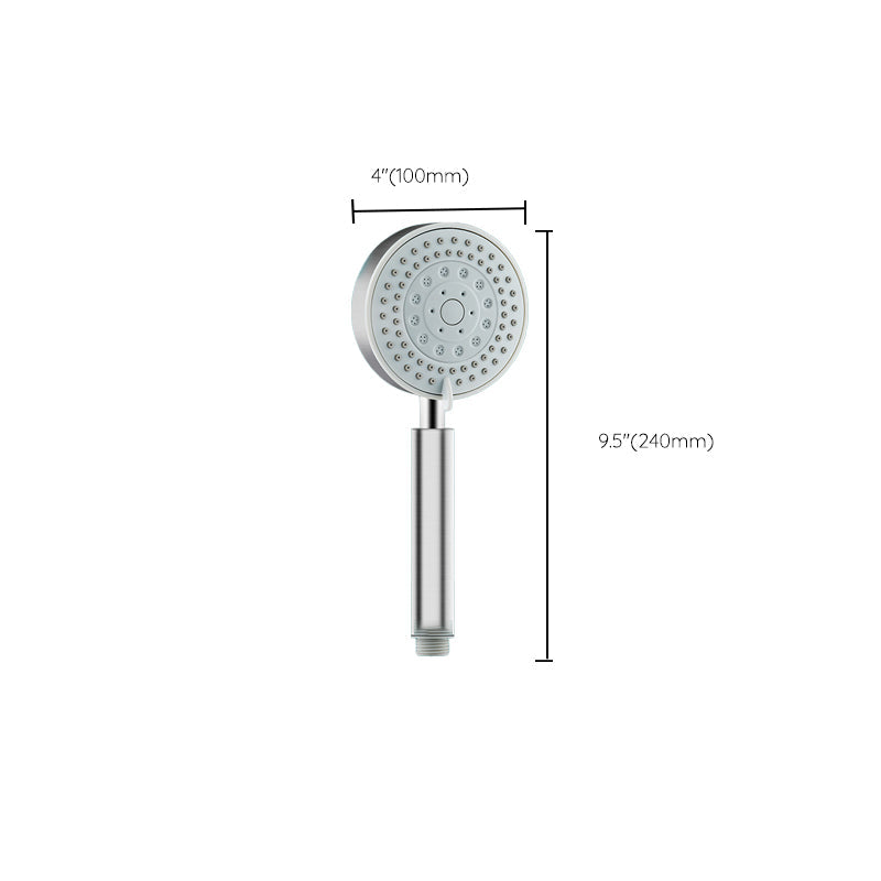 Skorter | Round self-cleaning hand shower adjustable spray pattern stainless steel hand shower