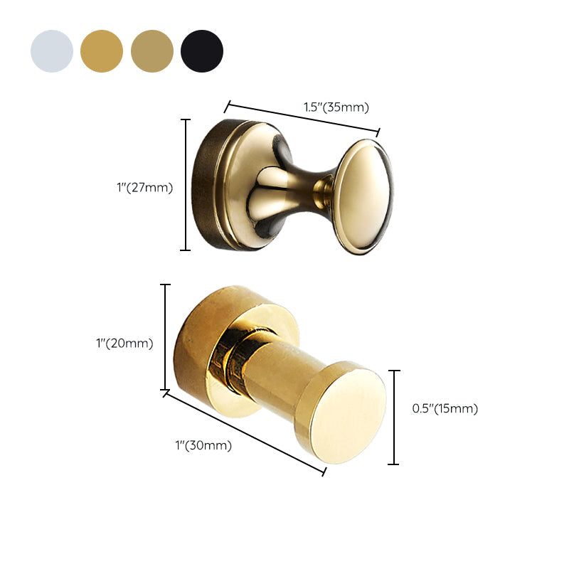 Skorter | 10-piece Bathroom Accessories Hardware Set Modern Bathroom Accessories Set, Bathrobe Hooks
