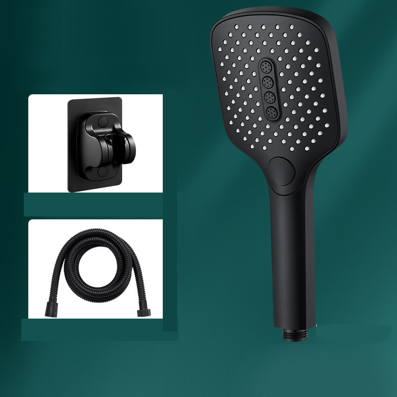 Skorter | Rectangular Self-Cleaning Hand Shower Adjustable Spray Pattern Wall-Mounted Hand Shower