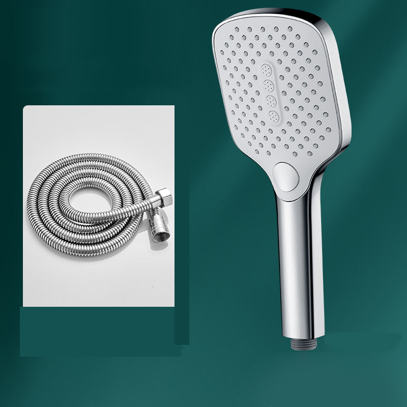 Skorter | Rectangular Self-Cleaning Hand Shower Adjustable Spray Pattern Wall-Mounted Hand Shower