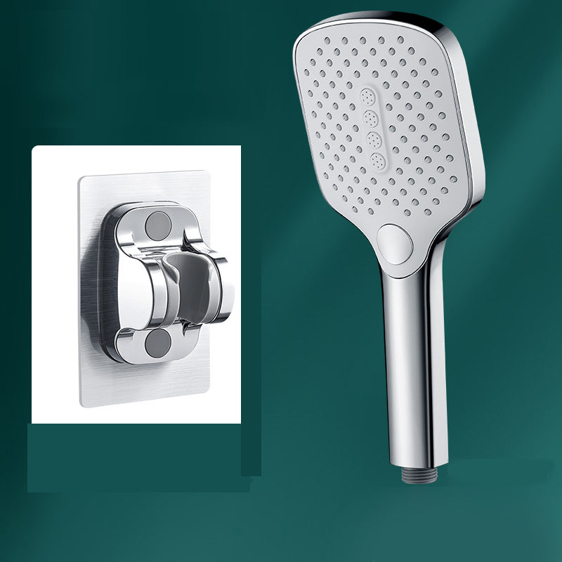 Skorter | Rectangular Self-Cleaning Hand Shower Adjustable Spray Pattern Wall-Mounted Hand Shower