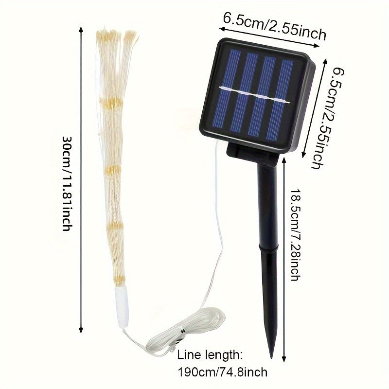 Skorter | SolarGlow - Solar Energy LED Garden Lighting with 90 Warm White LED Lights