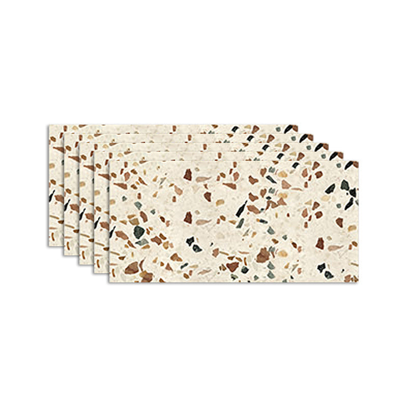 Skorter | Brown non-slip floor tile 30 cm x 60 cm brick effect single tile PVC