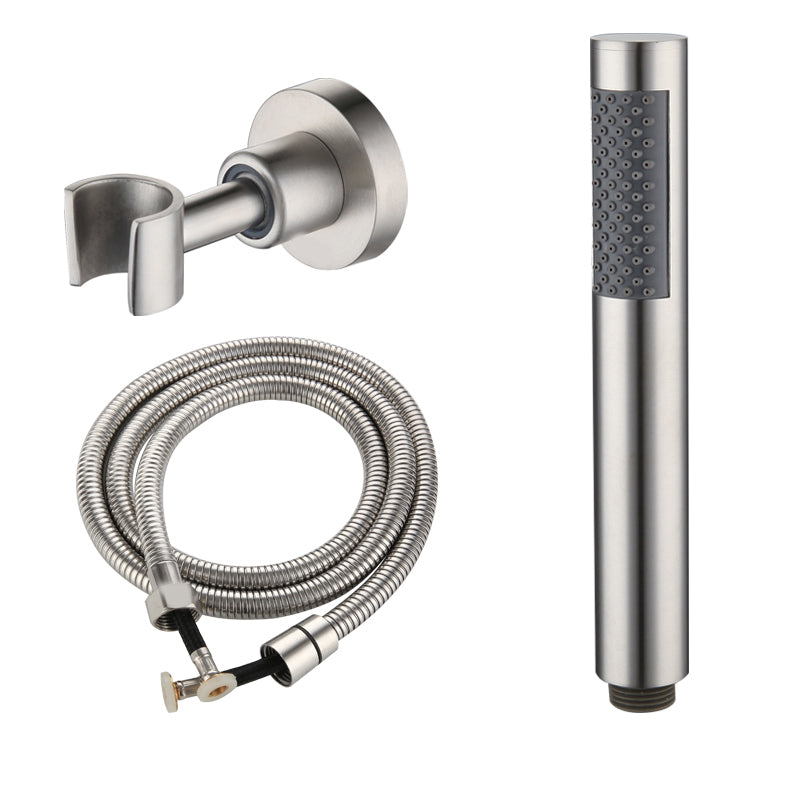 Skorter | Cylindrical Hand Shower with Self-Cleaning Stainless Steel Wall Shower Head