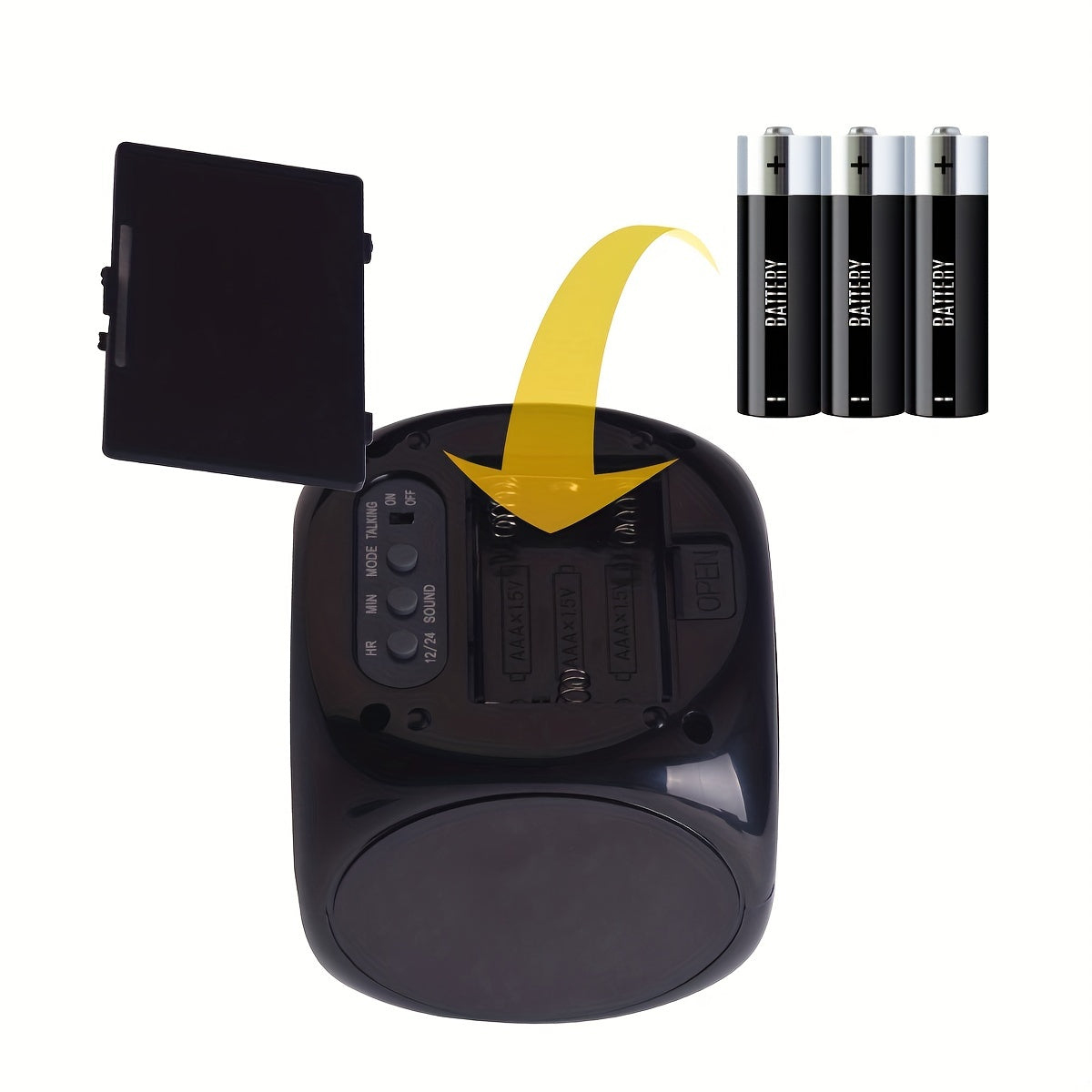 Skorter | TimeCast - LCD Digital Alarm Clock with Sleep Timer