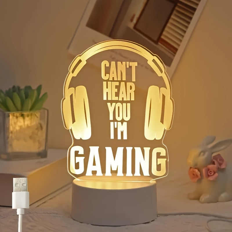 Skorter | GameLamp - Mini LED Table Lamp with USB Charging for Game Room