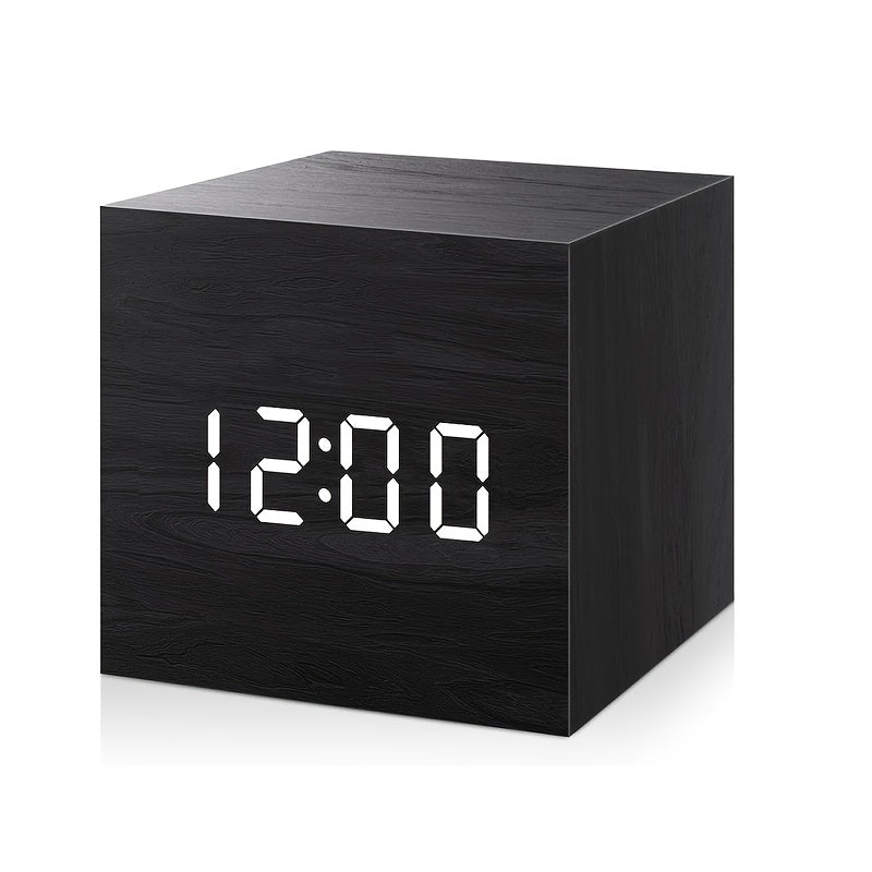 Skorter | WoodTime - Wooden Alarm Clock with LED Display