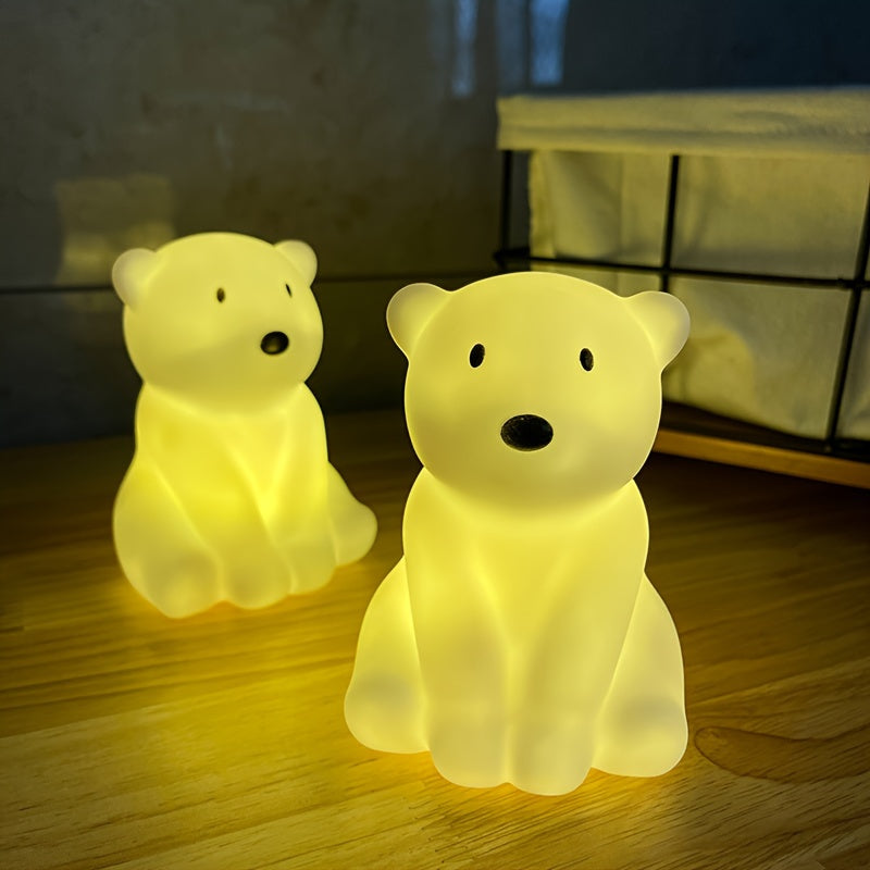 Skorter | PolarGlow - Cartoon Polar Bear Night Light with LED Uplight