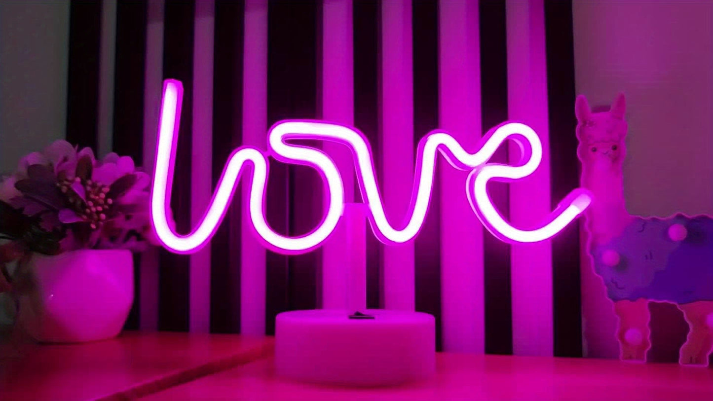 Skorter | NeonLove - LED Neon Table Lamp for Bedroom and Party Decoration