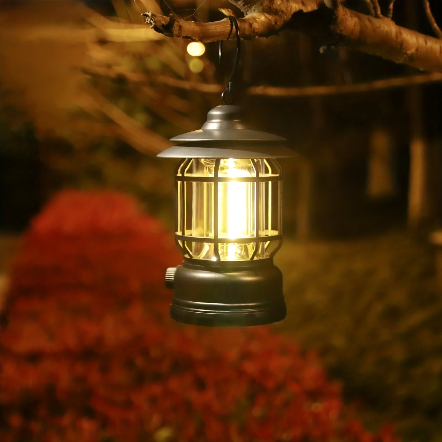 Skorter | RetroLight - Dimmable Outdoor Camping Lantern with USB, Rechargeable LED Lighting