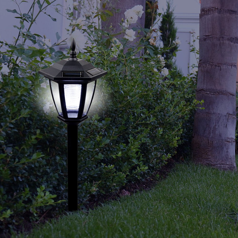 Skorter | Solar Black 3-function LED lamp - Stake, wall lamp or hanging, 30 inches high