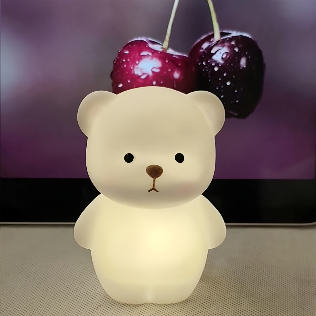 Skorter | RusticBear - Freestanding Bear Night Lamp with LED Spotlight