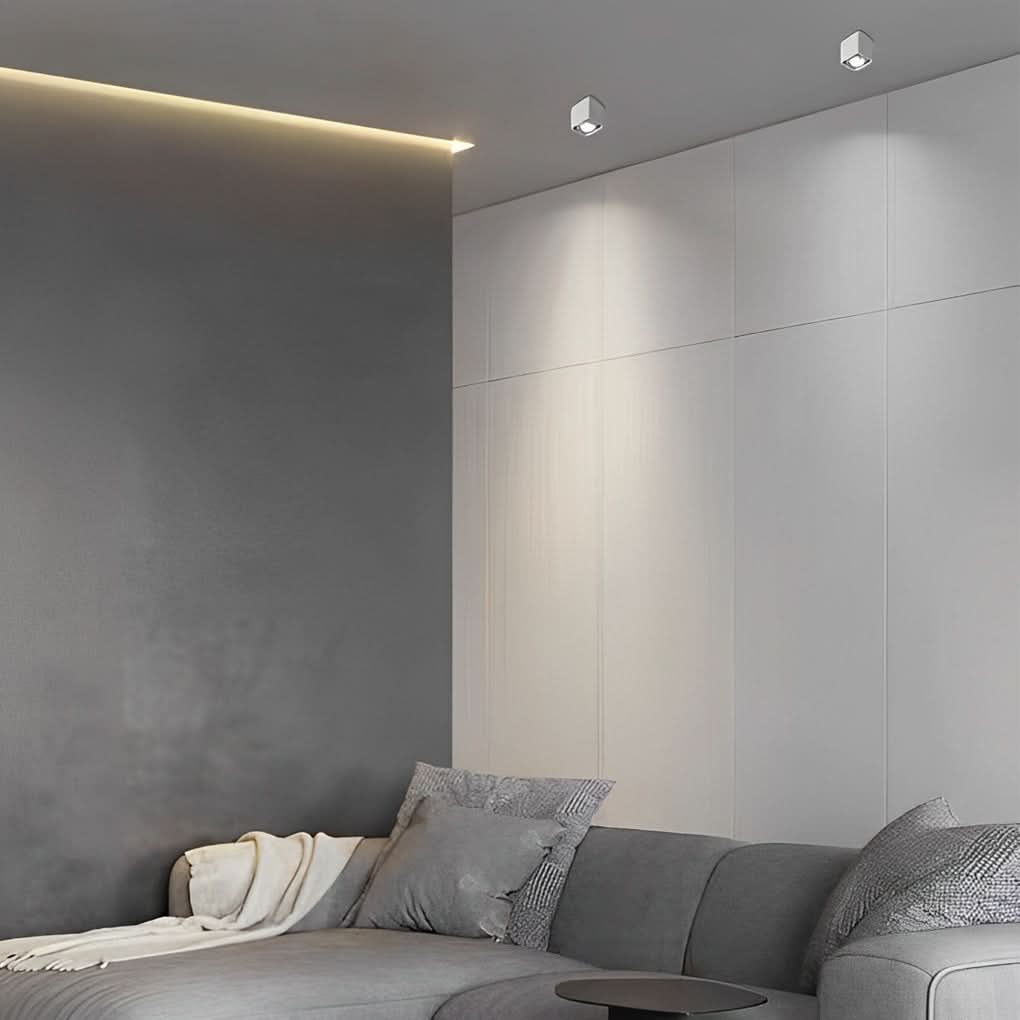 Skorter | Square Adjustable Ceiling Lamp with Dimmable LED Light