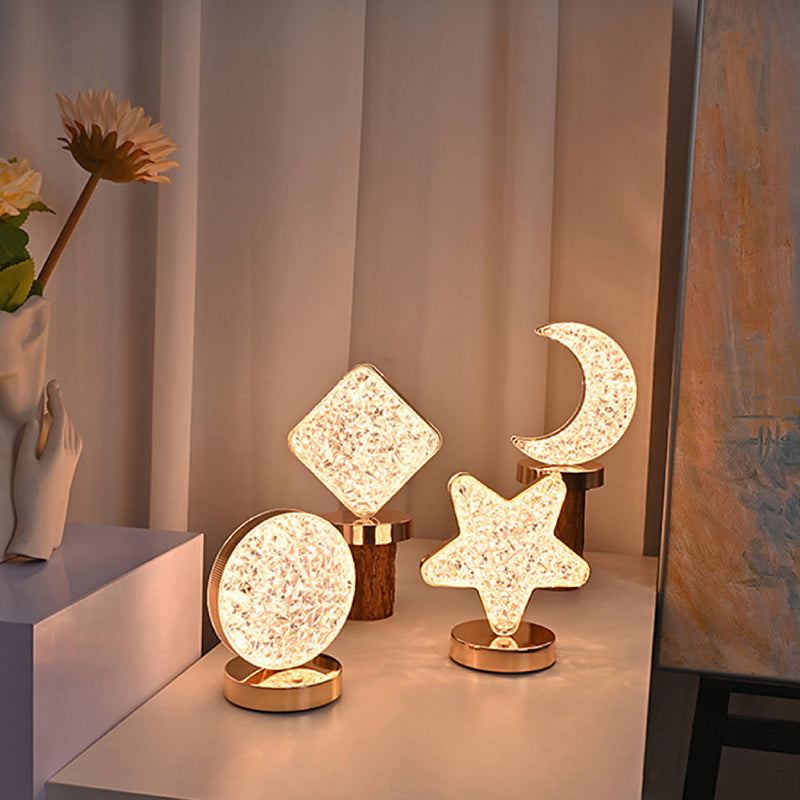 skorter | Star Moon Metal Table Lamp